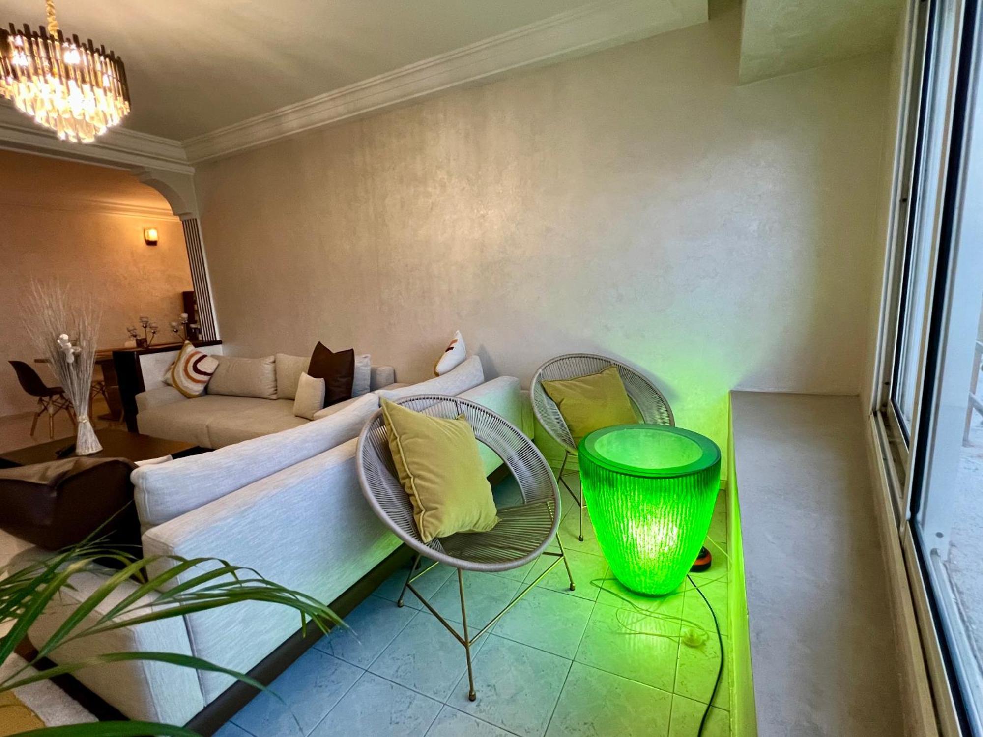 Bel Appartement Avec Une Belle Vue Sur La Grande Mosquee Hassan II Et La Mer Casablanca Eksteriør bilde